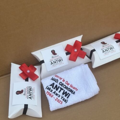 Facetowel (customized and packaged)