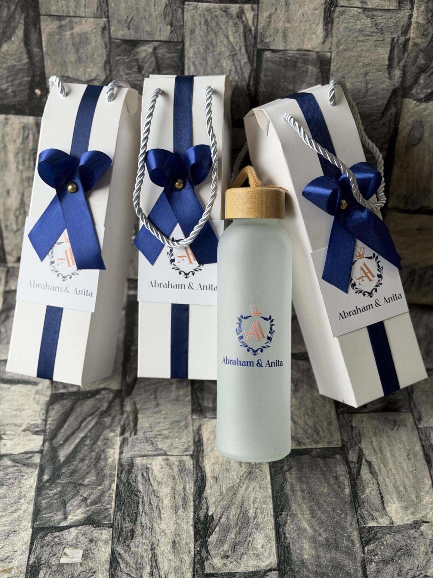 500ml frosted bottle (customized and packaged)