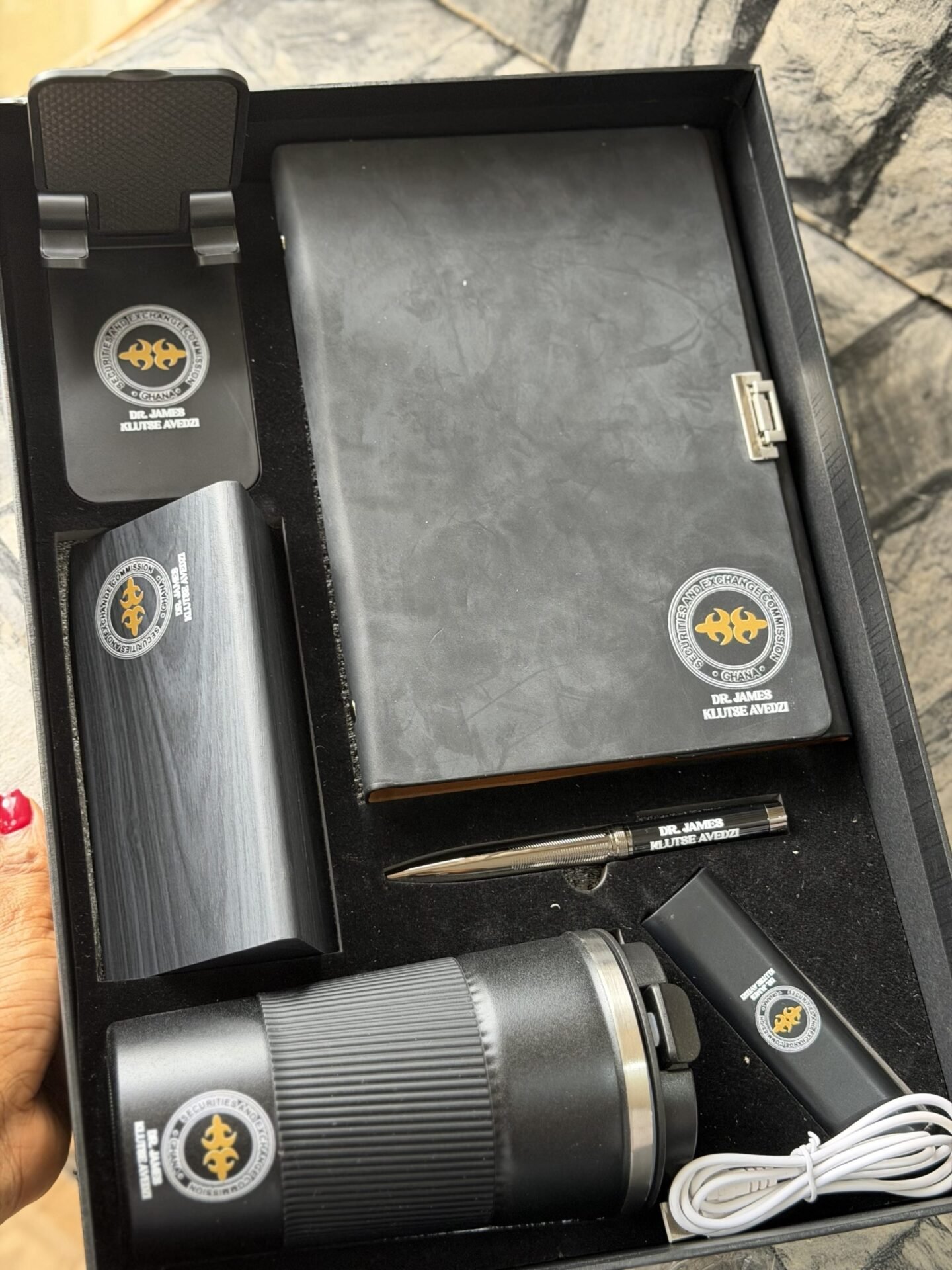 6 in 1 executive gift set (branded)