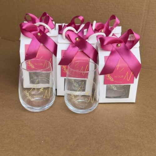 Stemless glass cup(customized and packaged) 500ml