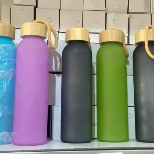 500ml colored frosted bottle