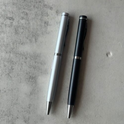 Silver (tip and mid) strip metal pen