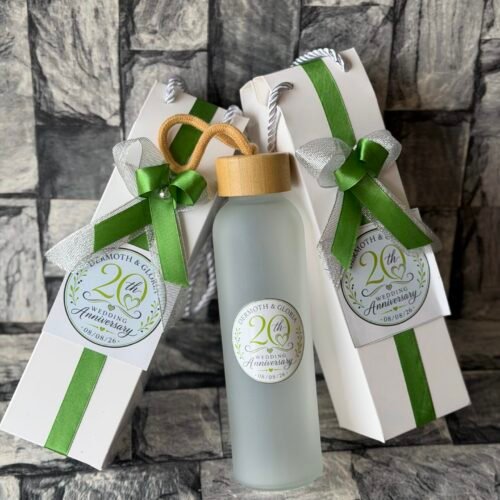 500ml frosted glass bottle (customized and packaged)