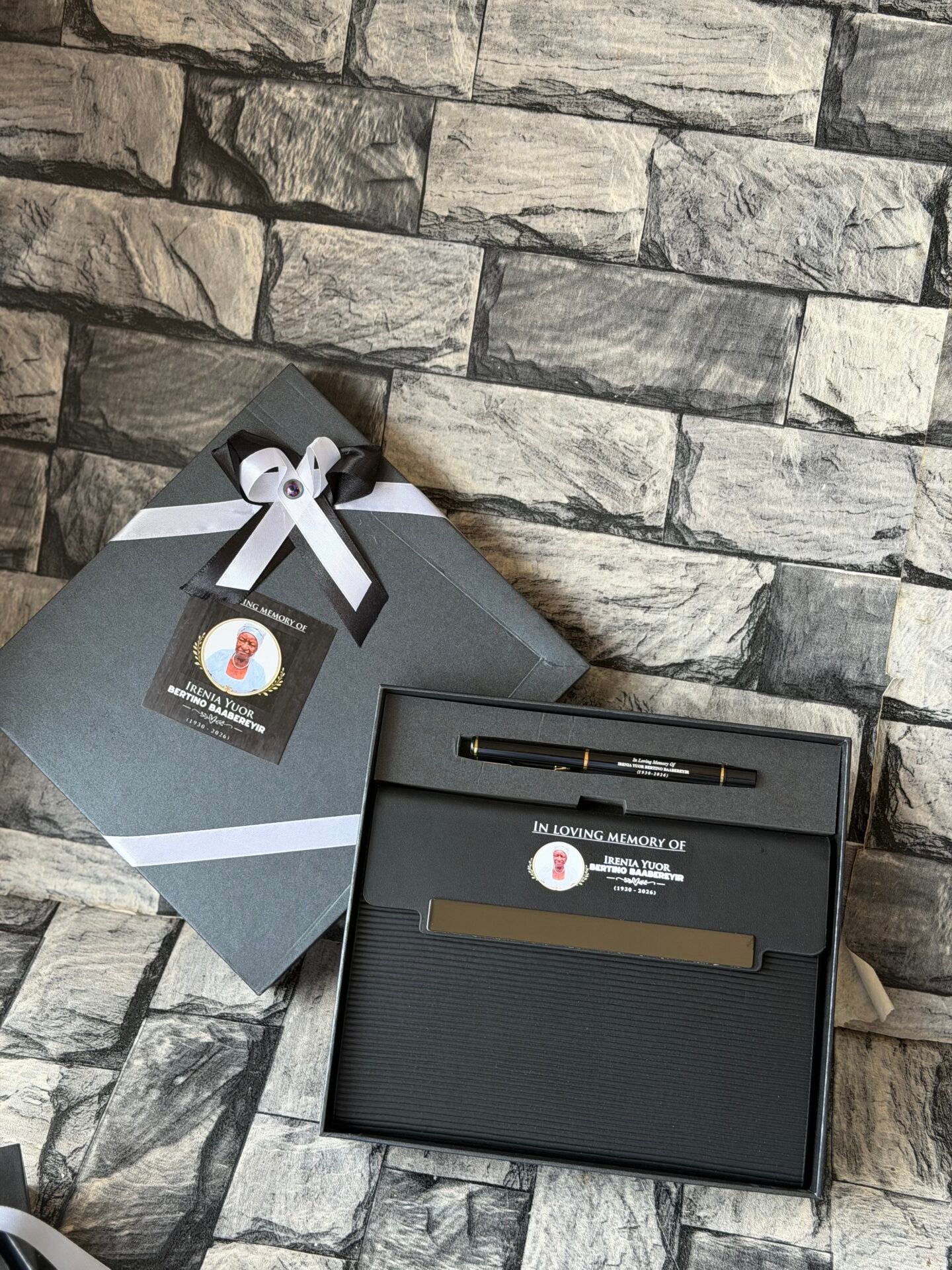 Stripe notepad set (customized)