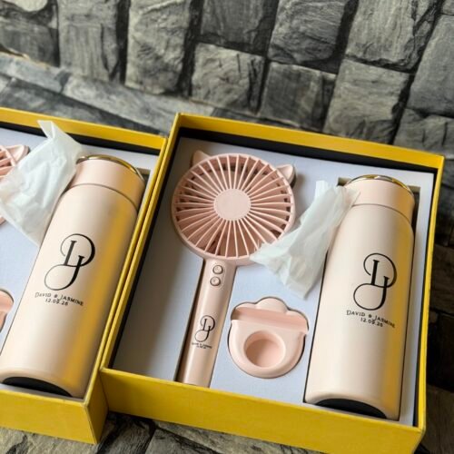 2-in 1 electric Fan & Flask