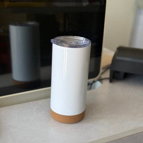 750ml vacuum tumbler with wooden base (no handle)