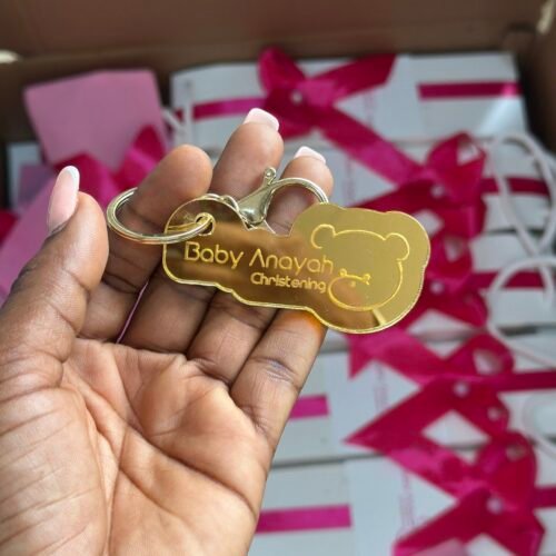 Babt bear Acrylic keyholder(customized and packaged)