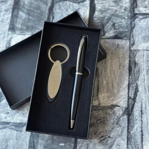 L shape metal Keyholder and pen set