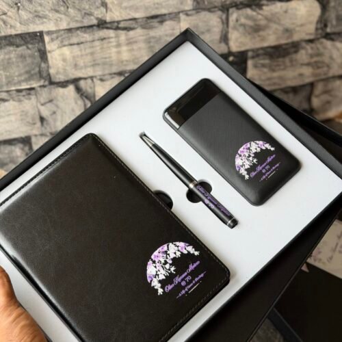 Customized 3in1 Notepad and power bank set