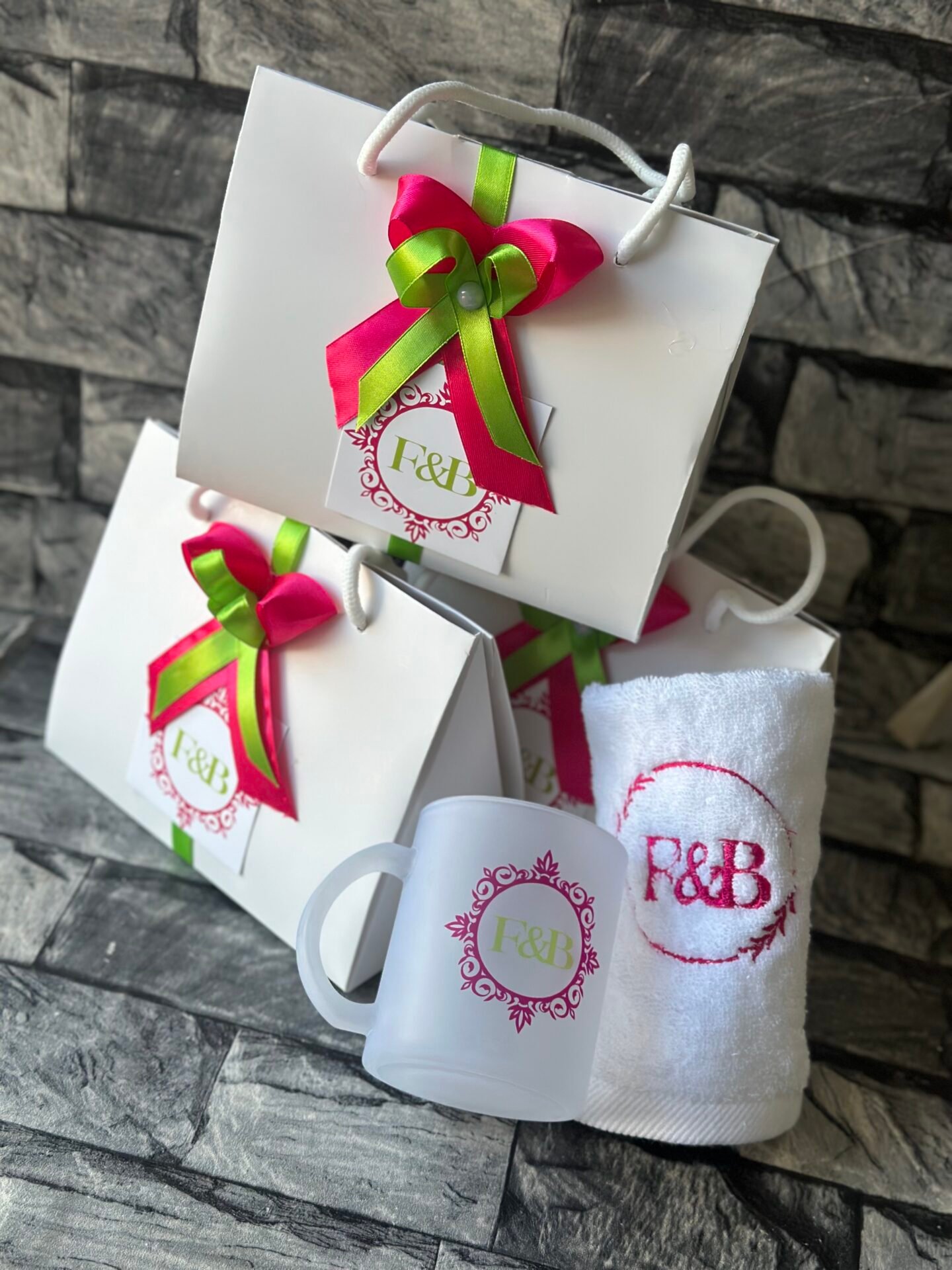 frosted mug and facetowel (customized and packaged) - Image 4