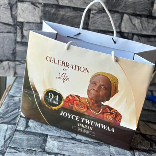 Paper bag for food box