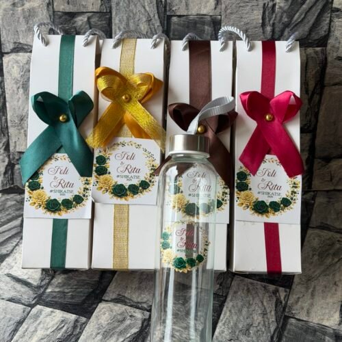 Plain Glass bottles (customized and packaged)