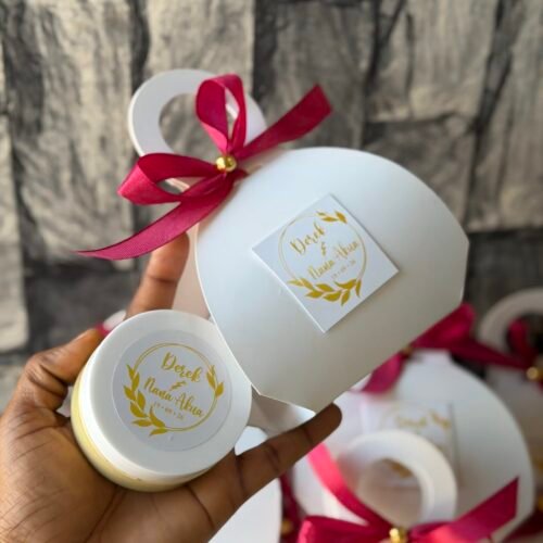 customized and packaged (50ml sheabutter)