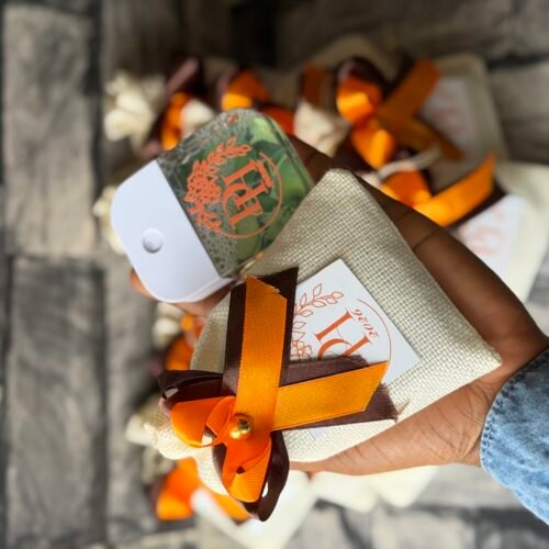customized and packaged( 30ml Spray Hand sanitizer)