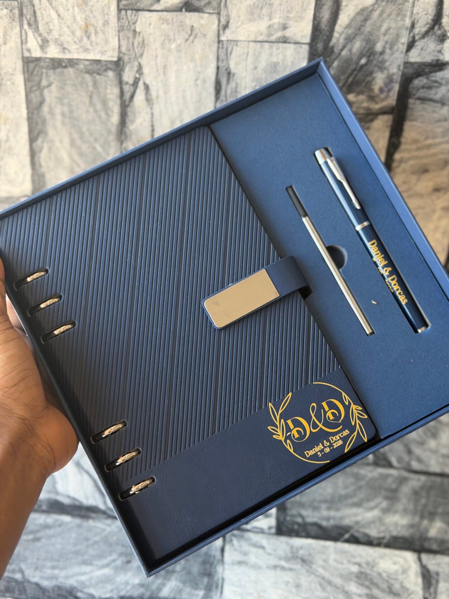 notepad and refill pens set (Customized) - Image 2
