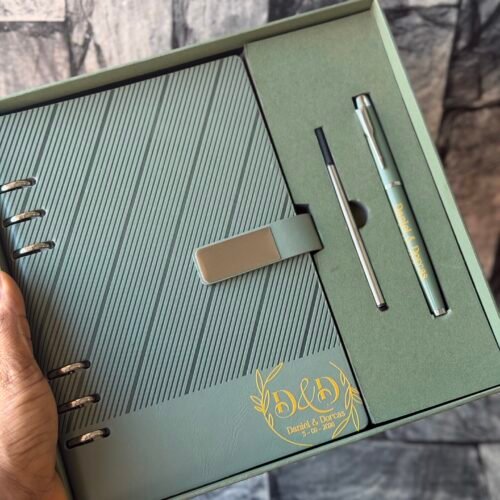 notepad and refill pens set (Customized)