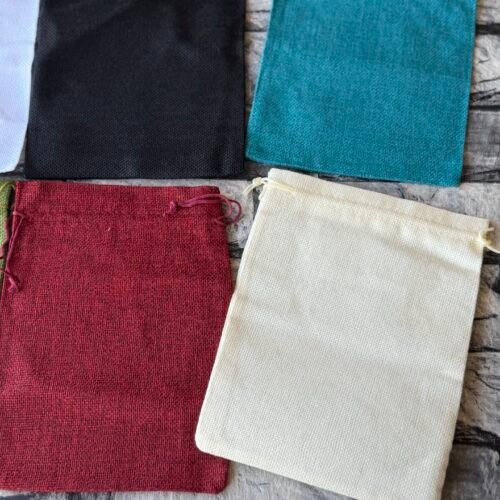 17x23cm jute pouch