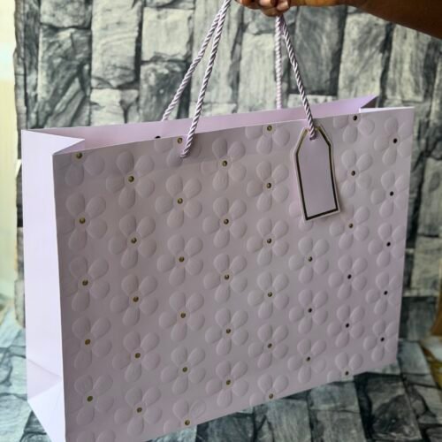 Landscape floral paper bag (42x31x12cm) 12pcs