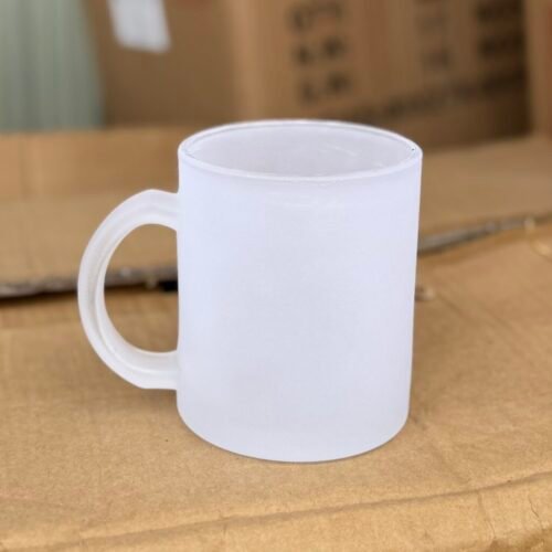 Frosted mug (normal handle) sublimation