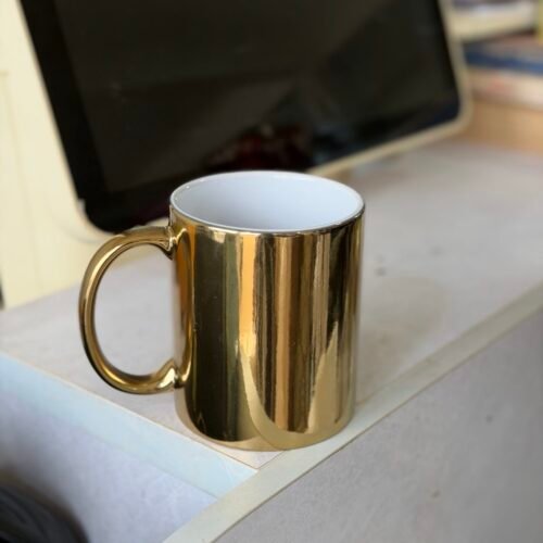 Gold mug ( Sublimation)