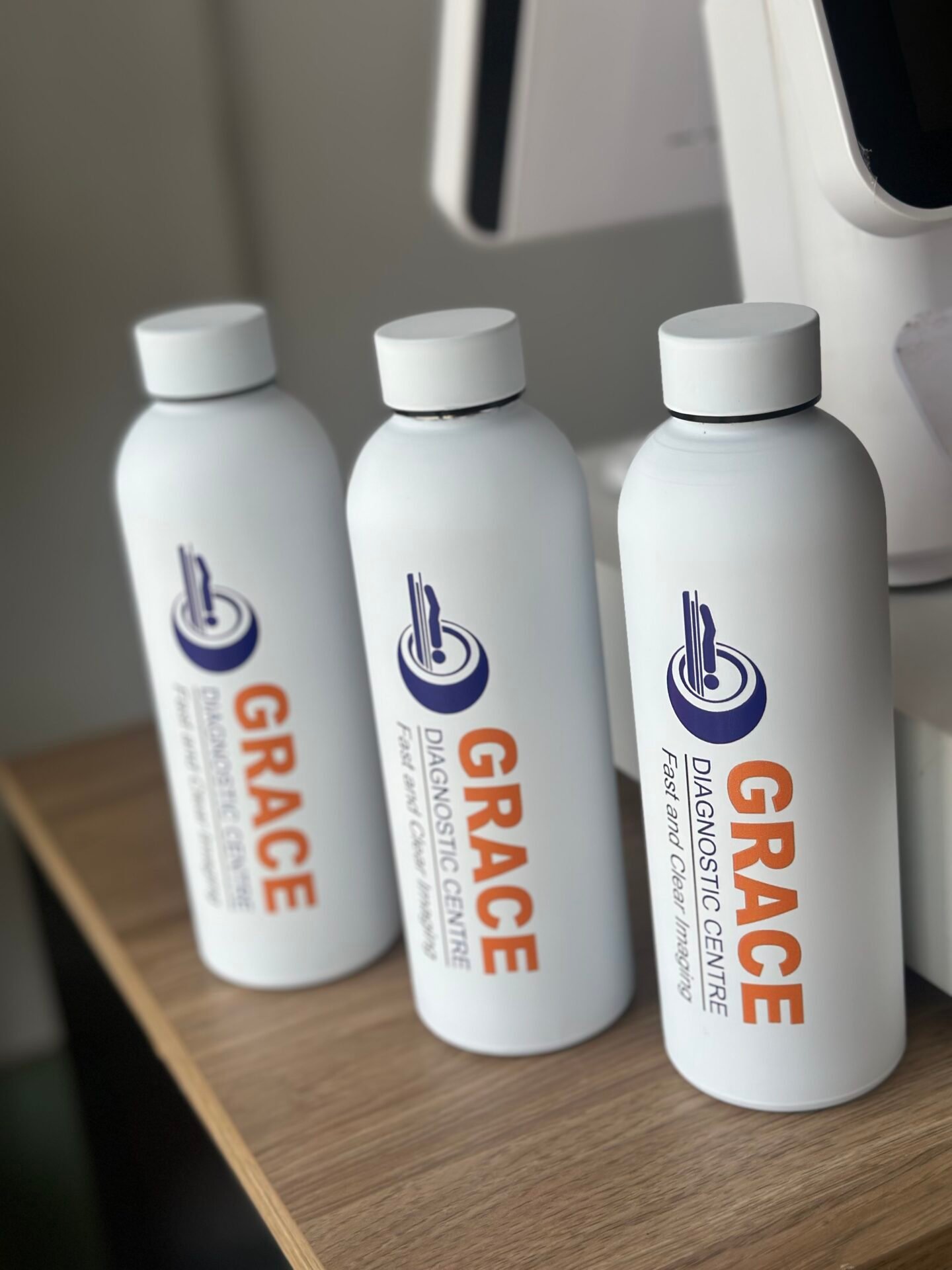500ml Round Bottle flasks with plastic strap customized and packaged