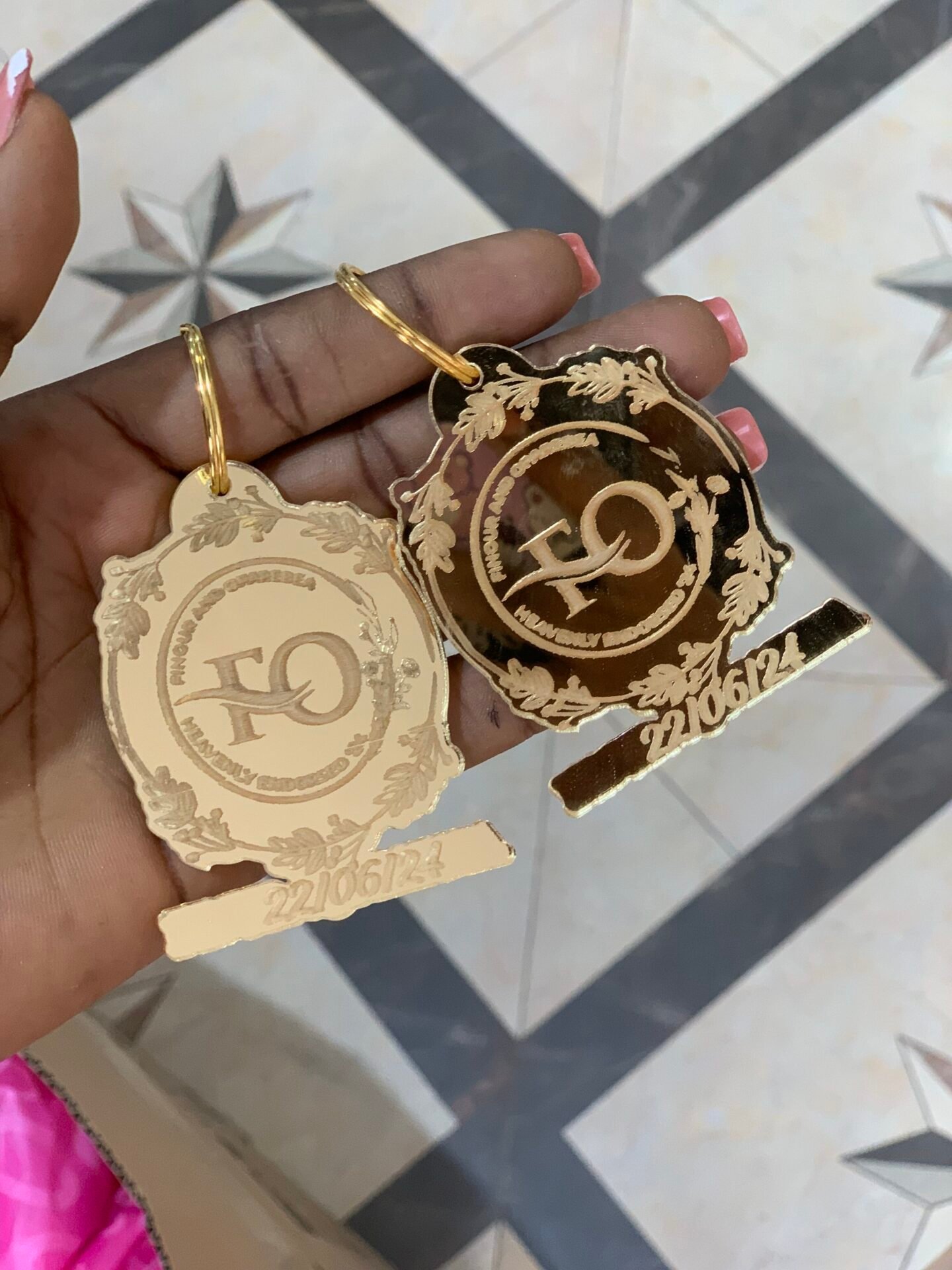 Acrylic keyholder (Customized and packaged)