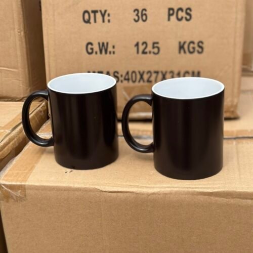 350ml colour changing mug (BLACK)