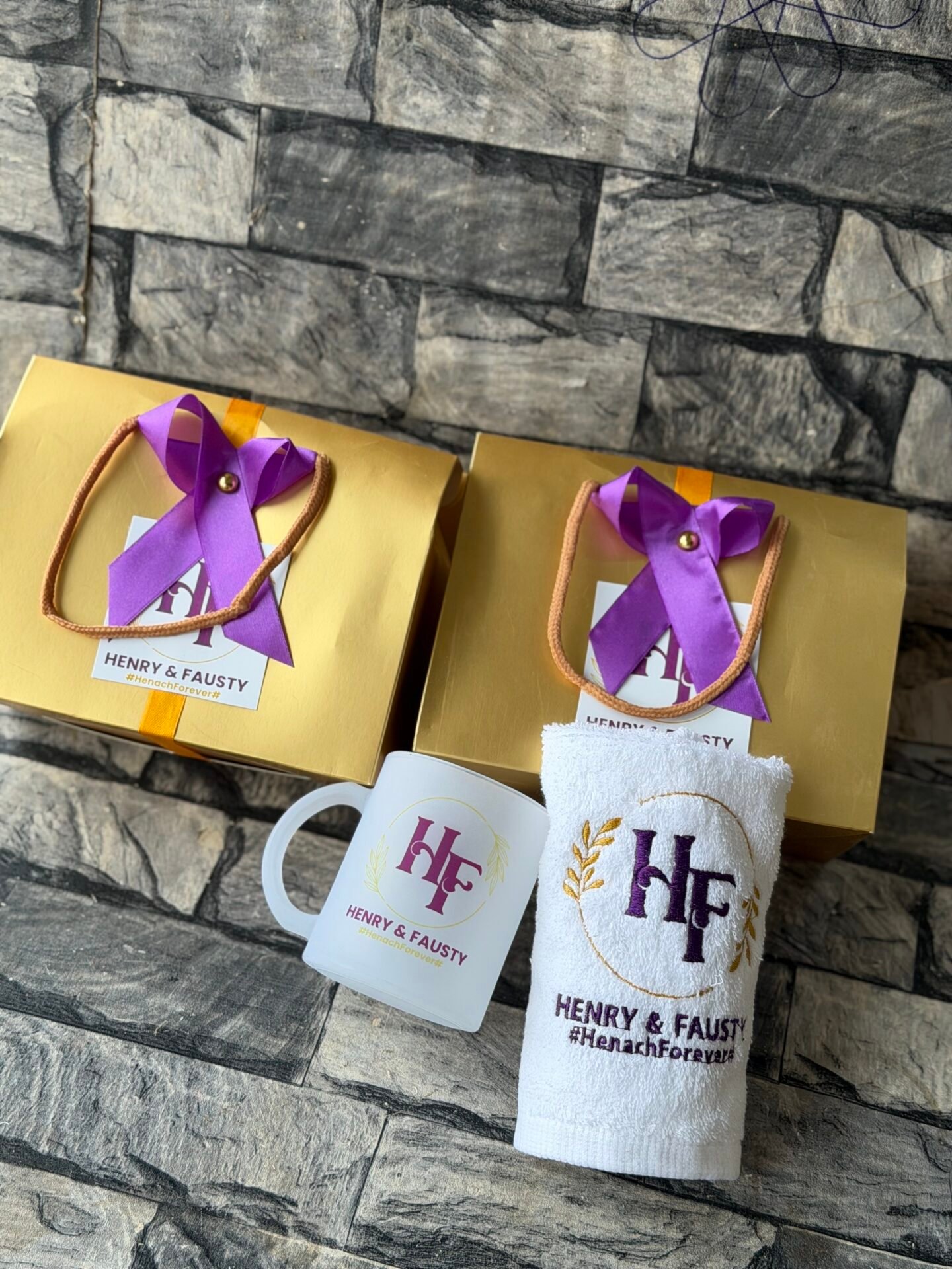 frosted mug and facetowel (customized and packaged) - Image 3