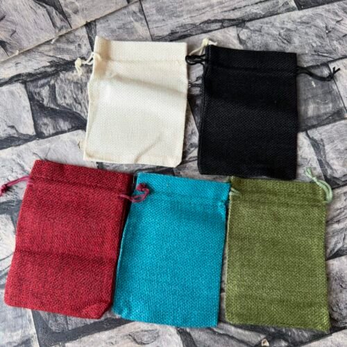 10x14cm jute pouch
